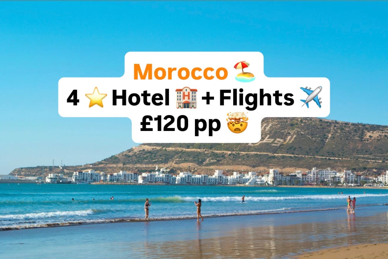 4* Morocco ๐ฒ๐ฆ โ๏ธ Hotel + flights