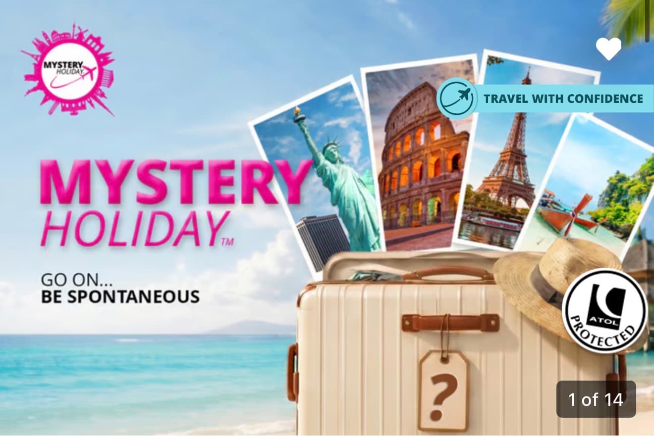 £99 Mystery holiday! 🤩 Feeling spontaneous? 👀