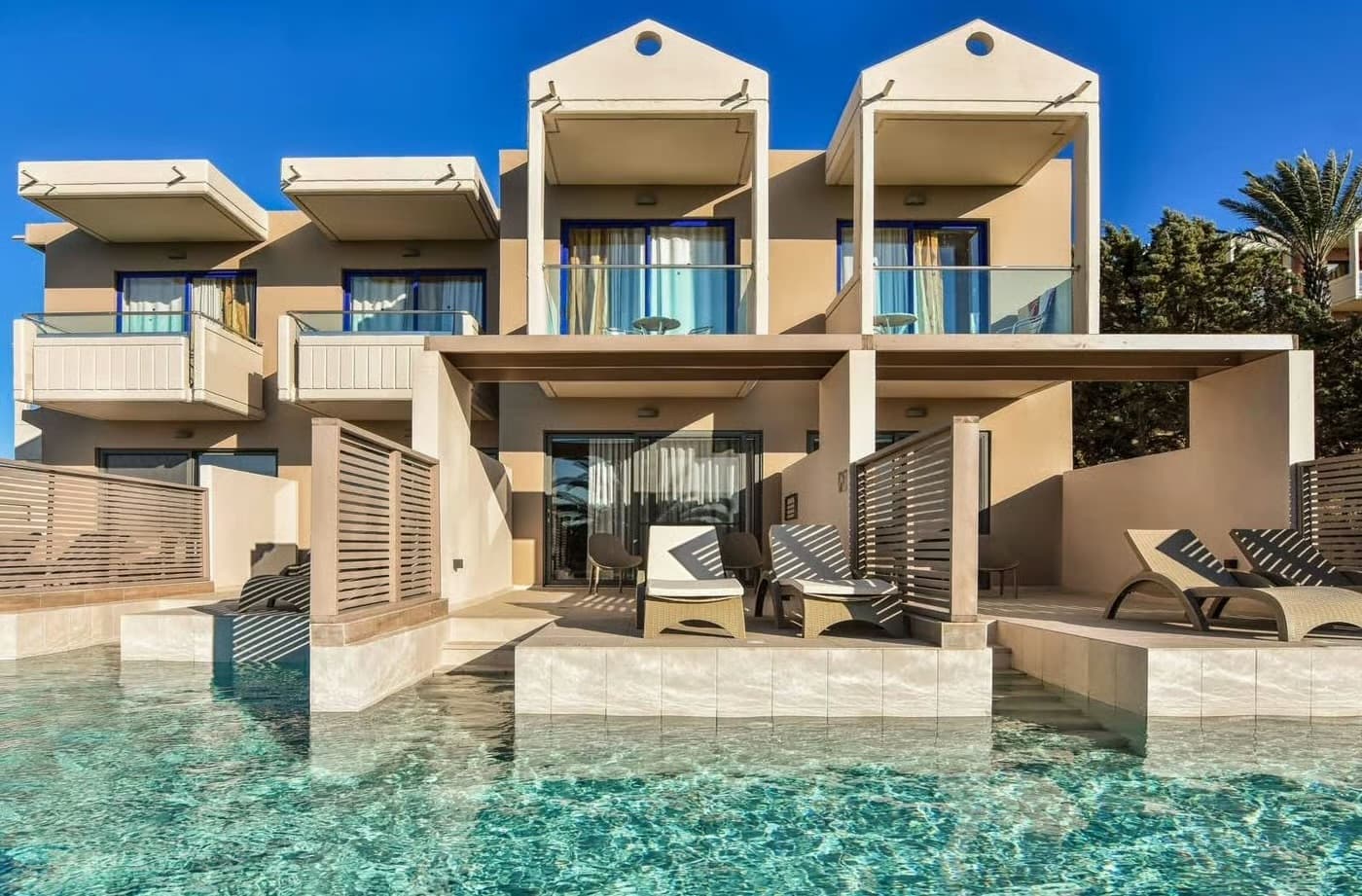 4* Rhodes Greece 🇬🇷 swim up pool upgrades*