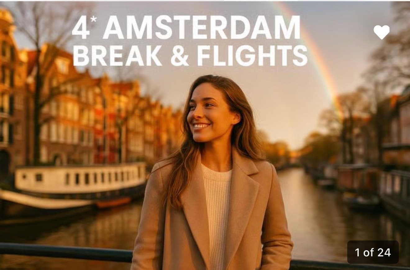 4* Amsterdam 🇳🇱 ✈️ 🏨